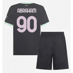 AC Milan Tammy Abraham #90 Tredje skjorte til barn 2024-25 Kortermet (+ korte bukser)